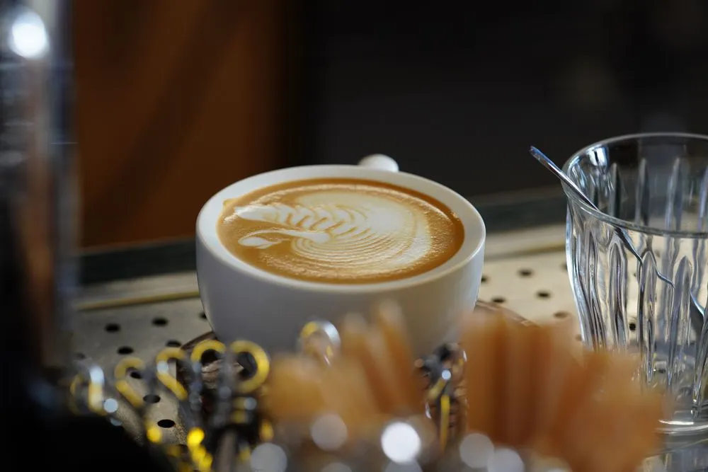 Specialty latte art makró